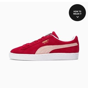 PUMA Red Suede Classic XXI Sneakers